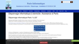 Dépannage informatique à Paris à domicile