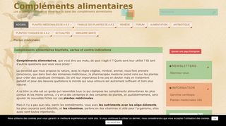 Le plus grand guide web des plantes médicinales