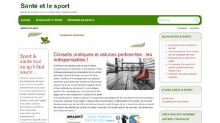 Sport & santé tout ce qu’il faut savoir
