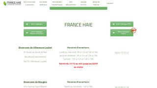 Haie artificielle végétale par France-haie