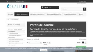 Parois de douche sur mesure et pas chères