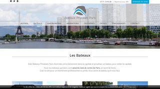 Service de privatisation de bateaux à Paris