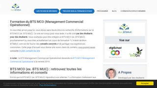 Informations et conseils sur le BTS MUC