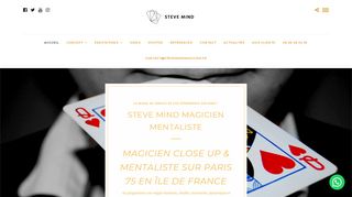Steve Mind, spécialiste de l’art de magie pour vos événements en ÃŽle-de-france