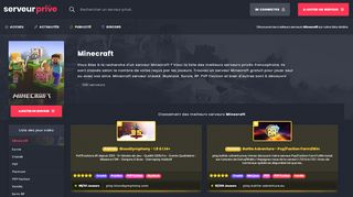 Guide pour choisir un serveur minecraft
