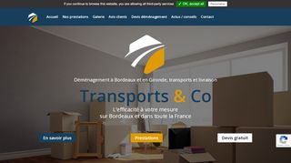 Le professionnel du transport à Bordeaux
