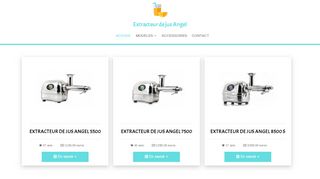 Les extracteurs de jus de fruits Angel