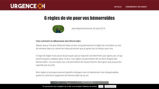 Les solutions efficaces contre l’hémorroide