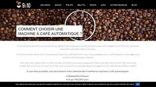 Guide de la machine à café automatique