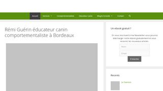 Rémi Guérin éducateur canin à Bordeaux