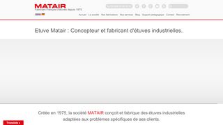 Confiez vos étuves aux experts du domaine