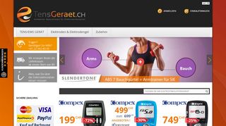 Electrostimulateurs en Suisse boutique en ligne