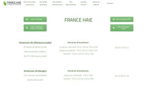Haie artificielle végétale par France-haie