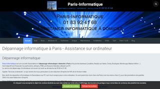 Dépannage informatique à Paris à domicile