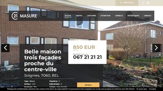 C21 Masure : agence immobilière à Soignies