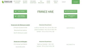 Haie artificielle végétale par France-haie