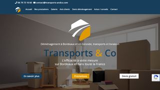 Le professionnel du transport à Bordeaux