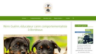 Rémi Guérin éducateur canin à Bordeaux