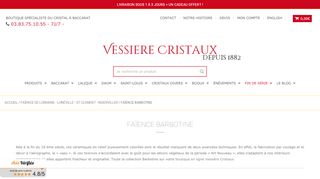 Vessiere Cristaux, trouver des objets en barbotine