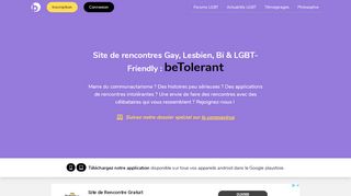 L’amour avec un grand A, tolérance avec un grand T