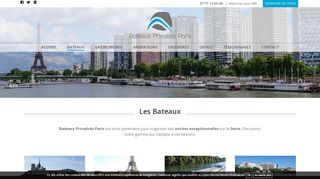 Service de privatisation de bateaux à Paris