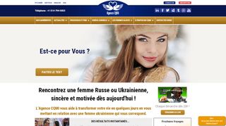 Agence Matrimoniale Femmes Russes et Ukrainiennes