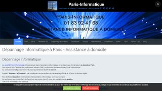 Dépannage informatique à Paris à domicile