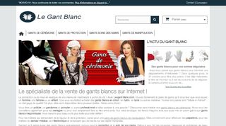 Le gant blanc : boutique en ligne pour les mains