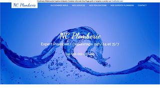Vente site internet de Plombier expert pour débouchage canalisation