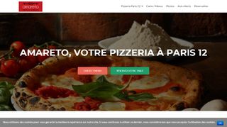Délicieuses pizzas à la pizzeria Amatero à Paris